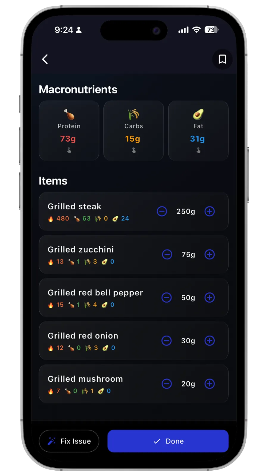 Individual Item Macros